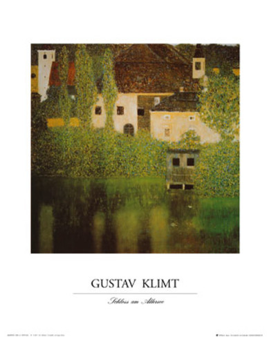 Castello Sul Lago Atter - Gustav Klimt Paintings